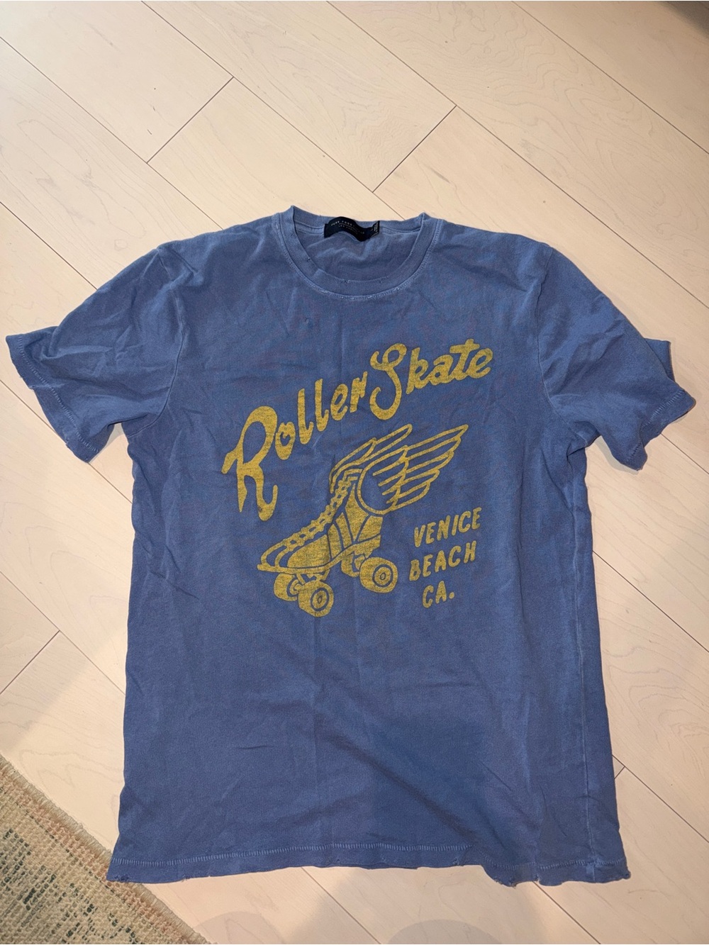 Junk Food Clothing Blue Graphic Tee/Free People